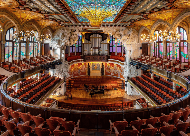 Concierto de Año Nuevo en El Palau de la Música (Barcelona)